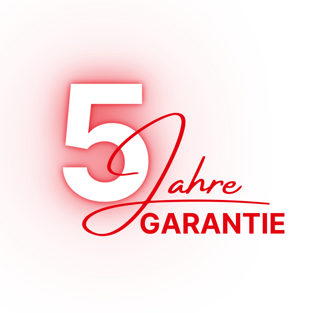 5 Jahre Garantie 