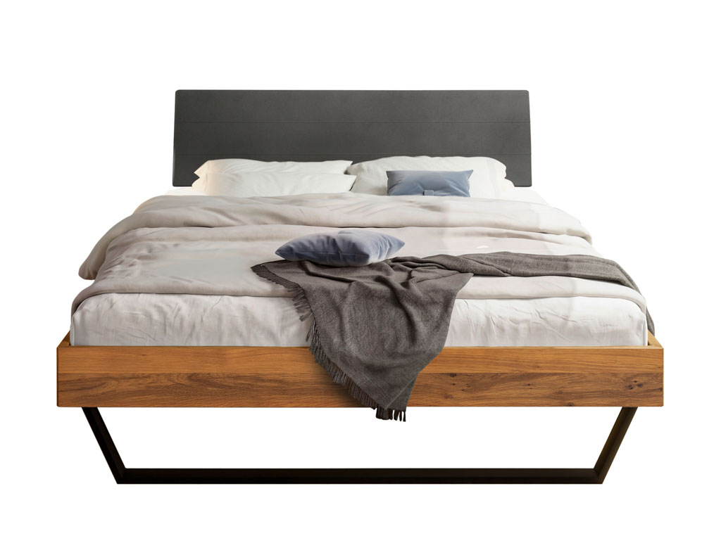 Hasena -  Trento Bett Ariana | Rahmen Trento 16 | Kopfteil Limes | Metallkufen Glyd | konfigurierbar