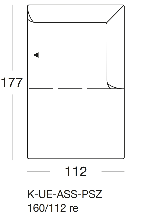 Maßzeichnung eines Sofaelements vor weißem Hintergrund freistil Rolf Benz 160