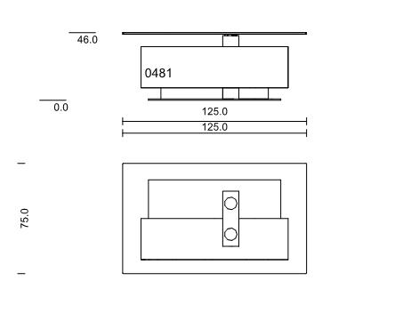 hartmann. Caya | Couchtisch | 0481 |  B: 125 cm 