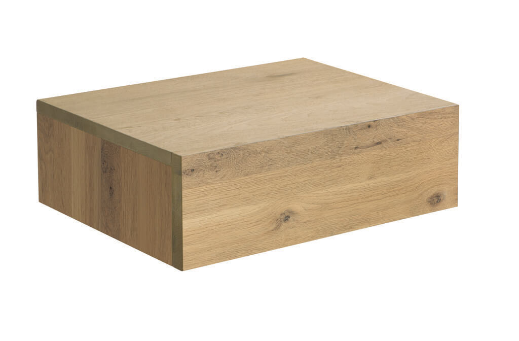 Hängenachtschrank mit einer Schublade in minimalistischem Design von weißem Hintergrund von Hasena