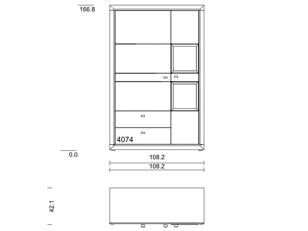 Type 4074 (Holz-Glastür rechts)