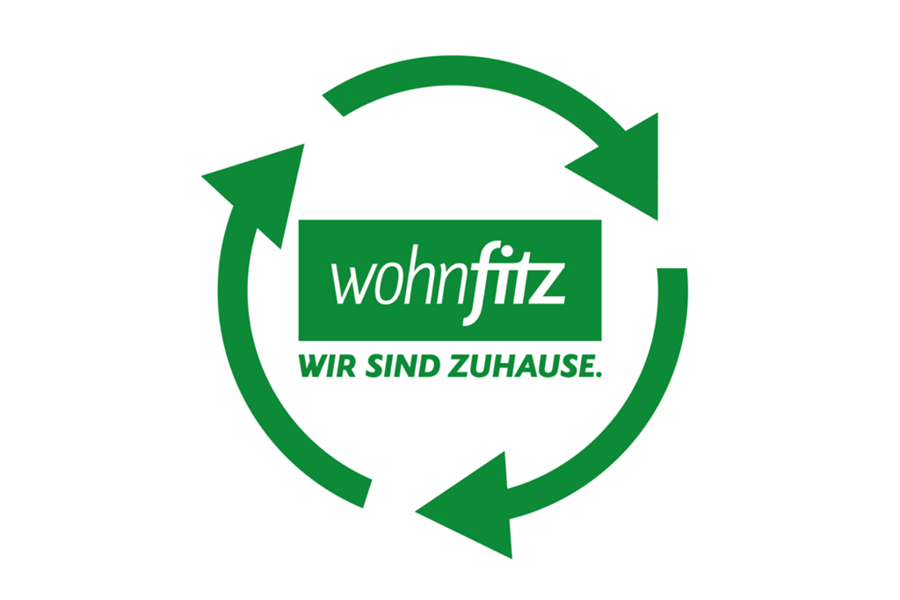 Logo von wohnfitz in grün
