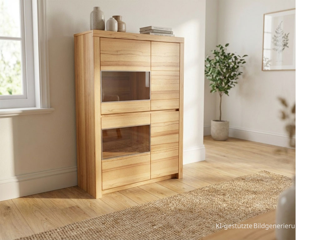 Wöstmann Soleo 3000 - Schrank | Type 4103/4104 | B: 112,3 cm | Wildeiche oder Kernbuche