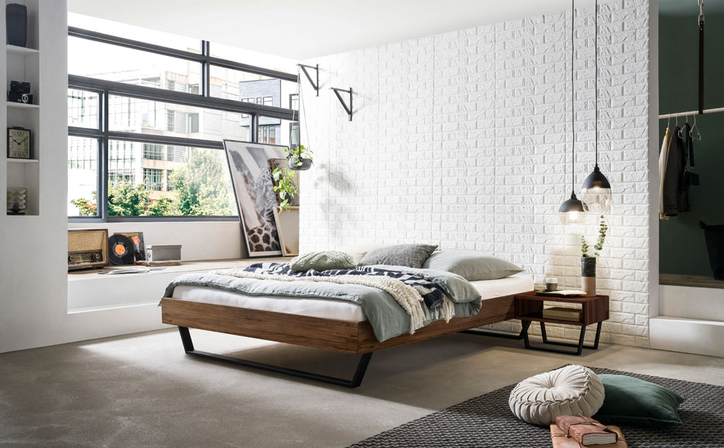 Hasena - Trento Bett Ostino | Rahmen Trento 16 | Füße Glyd | konfigurierbar
