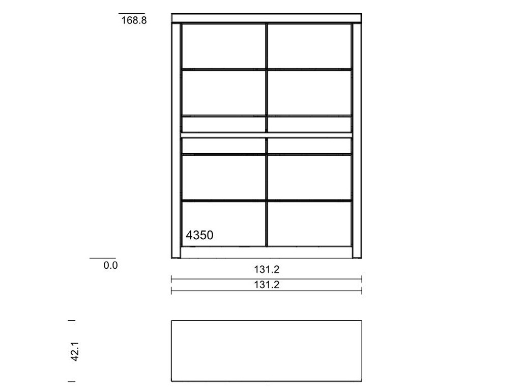 Wöstmann. Soleo 3000 | Schrank | Type 4350 | B: 131,2 cm