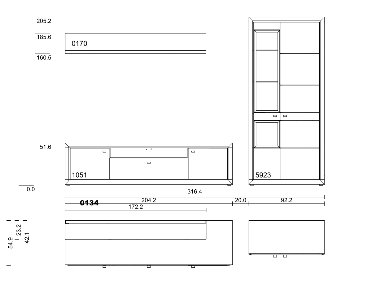 Type 0134 - spiegelbildlich