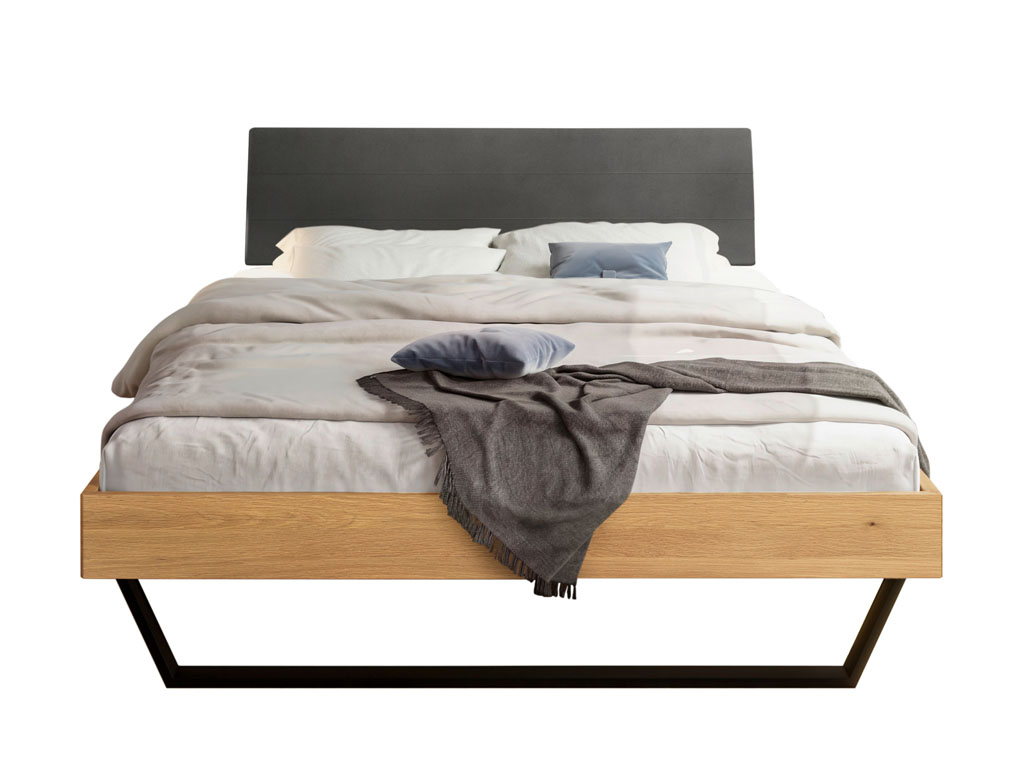 Hasena -  Trento Bett Ariana | Rahmen Trento 16 | Kopfteil Limes | Metallkufen Glyd | konfigurierbar