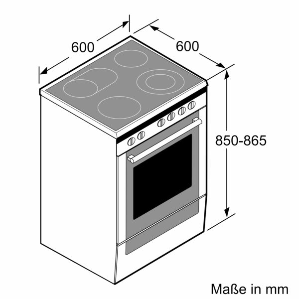 Siemens HK9S5A240 iQ500 freistehener Elektroherd Edelstahl