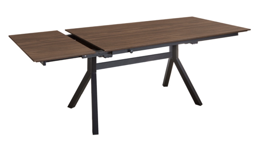 nobilia - Esstisch Paris (ausziehbar) | Y-Tischgestell, schwarz | versch. Dekore & Größen konfigurierbar