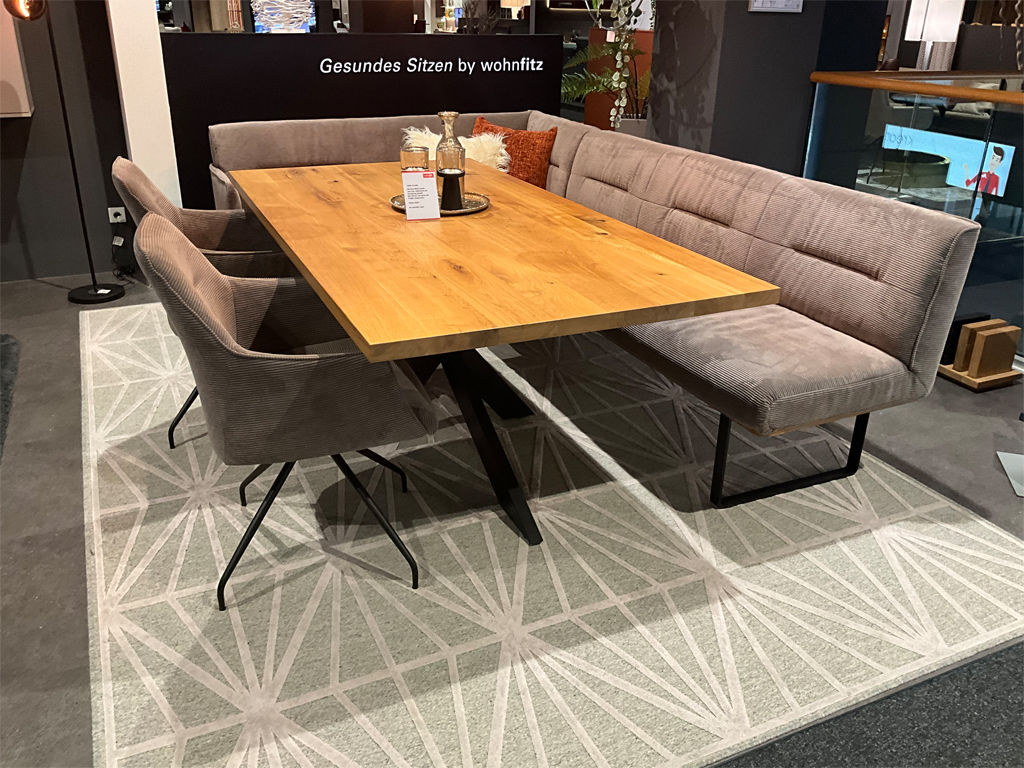 Vehome | Esstisch mit Ansteckplatte