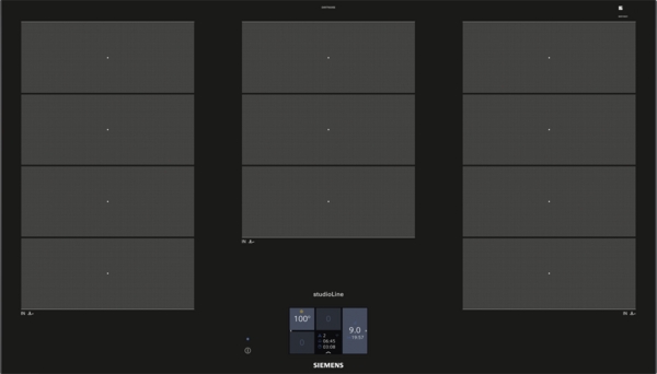 Siemens studioLine EX977KXX5E  iQ700 Induktionskochfeld | 90 cm