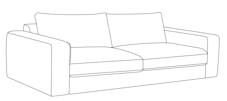DW.PA.D079 designwerk Parma - Bigsofa | 3 Größen