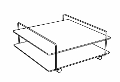 RB.931-4 Rolf Benz. 931 | Couchtisch | 102 x 100 cm