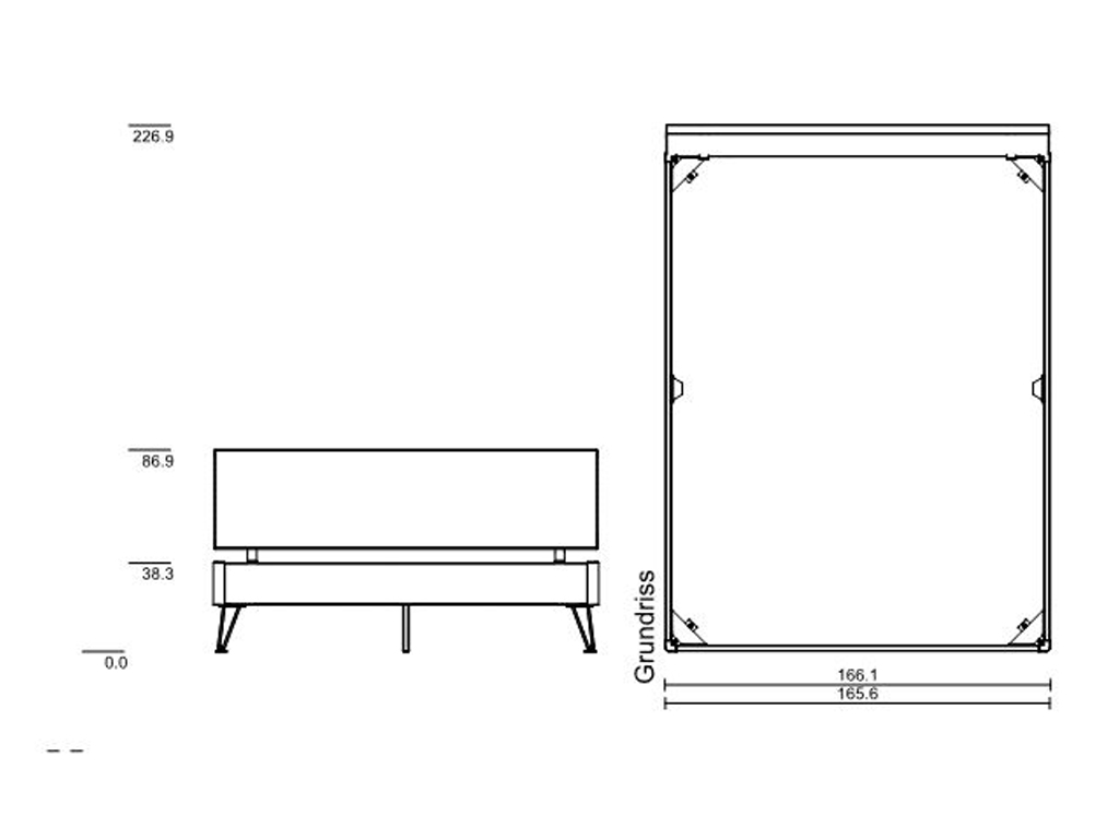 160 x 210 cm