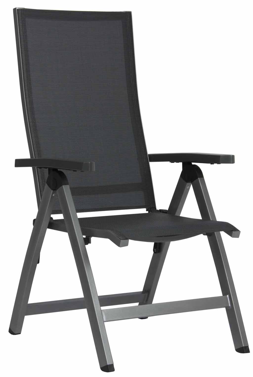 Stern. New Top |Klappsessel | silbergrau | Aluminium graphit