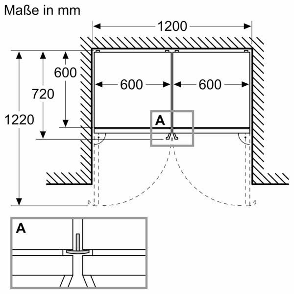 Siemens KG39NAIBT iQ500 Freistehende Kühl-Gefrier-Kombination mit Gefrierbereich unten 203 x 60 cm Edelstahl antiFingerprint