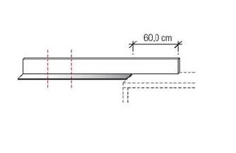 WM.A.0143 Wöstmann. Aurum | Anbau L-Wandboard | Type 0143 / 0173 / 0203