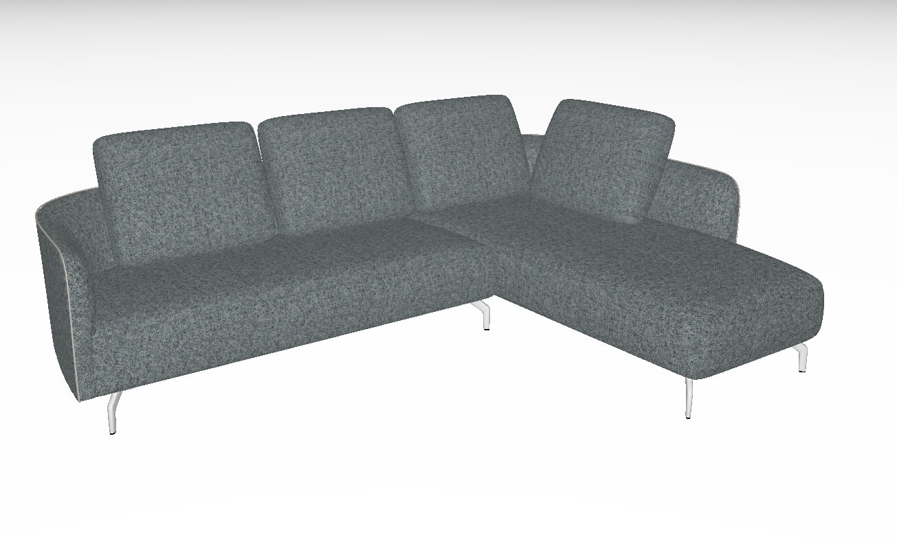 blaugraue sofaecke creation by rolf benz cr470