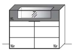 WM.2140.3142 Wöstmann. WM 2140 | Highboard | B: 145,9 cm | Type 3142