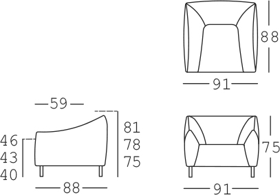 freistil 132 | futuristischer Sessel | B: 91 cm