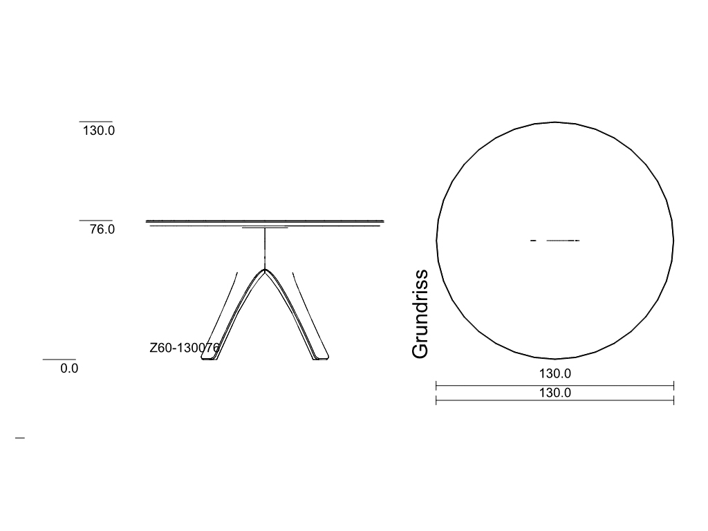 Ø 130,0 cm 