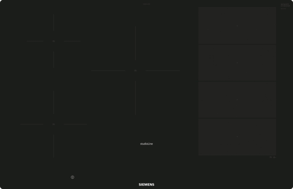 Siemens studioLine - Induktionskochfeld iQ700 (80 cm) | aufliegend* | flächenbündig | sofort verfügbar! | EX807LVV5E