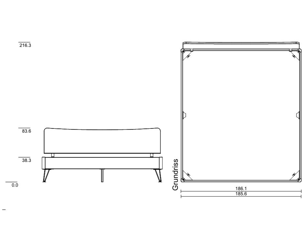 180 x 200 cm