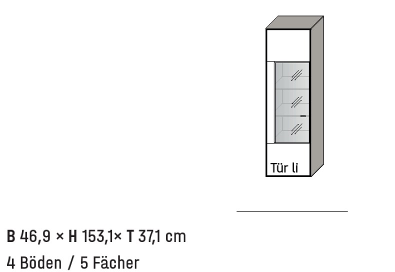 Illustration eines Hängeelements mit Bezeichnung vor weißem Hintergrund