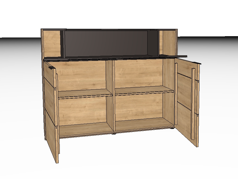 Wöstmann. WM 2140 | Highboard | B: 145,9 cm | Type 3142