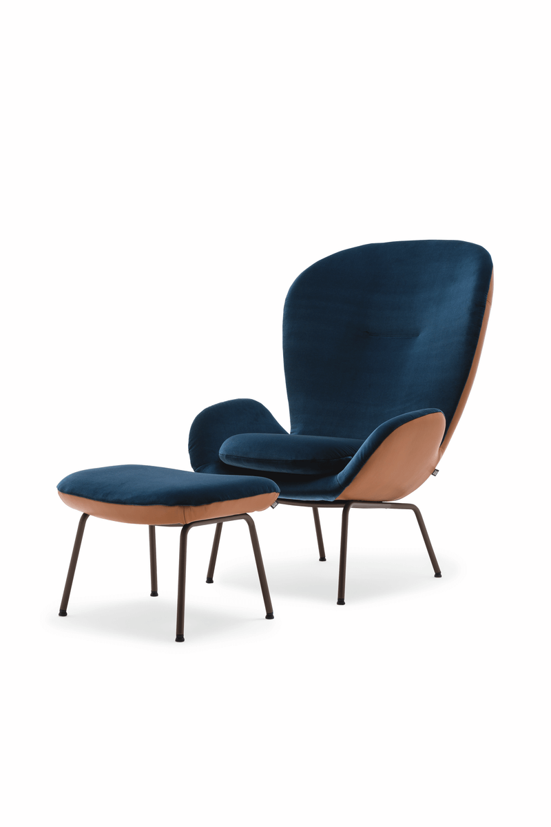 Rolf Benz. 594 | Hocker | zweifarbig 