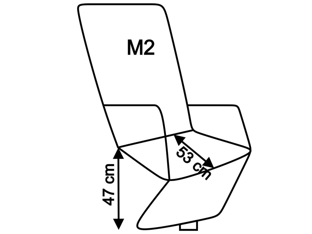 M2 ST 53 cm; SH 47 cm