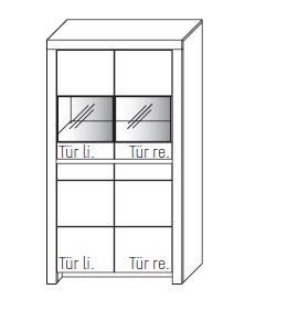 WM.SO.4940 Wöstmann. Soleo 3000 | Schrank | Type 4940 | B: 93,4 cm