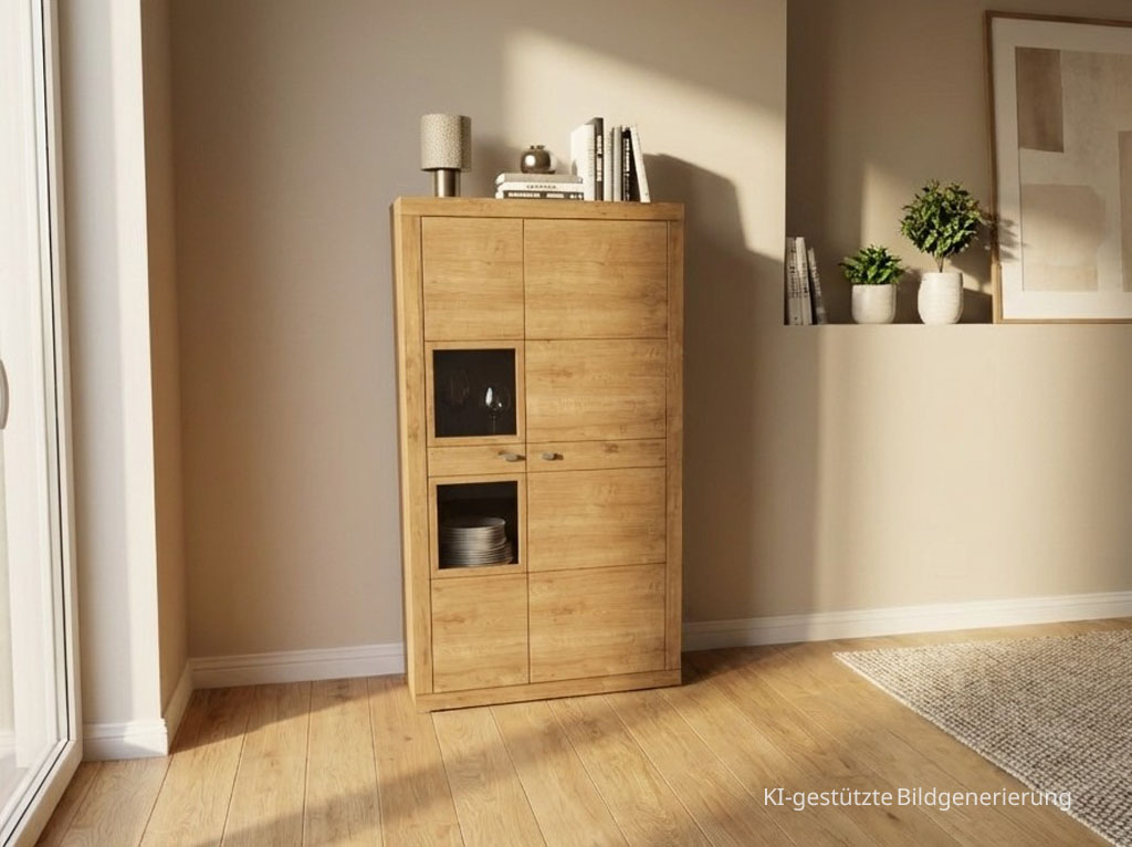 Wöstmann Aurum - Schrank | Type 4923/4924 | B: 92,2 cm | Wildeiche massiv