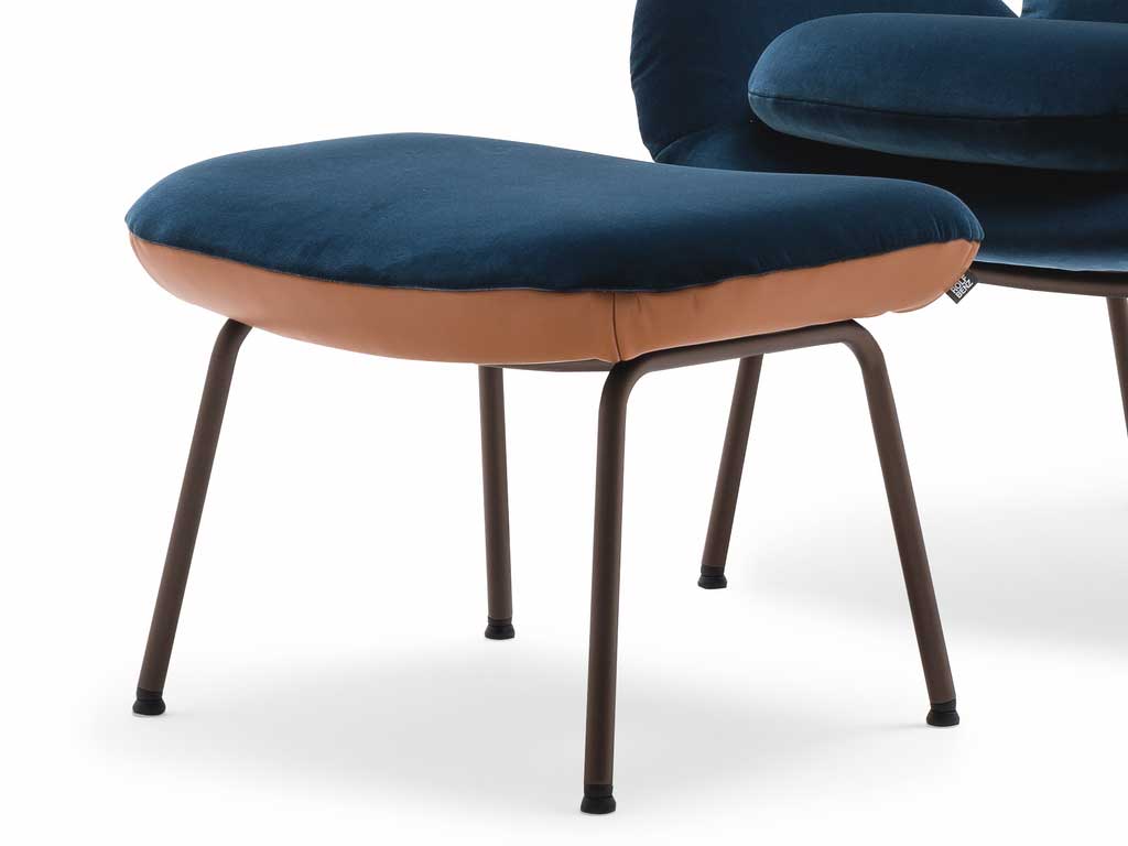 Rolf Benz. 594 | Hocker | zweifarbig 