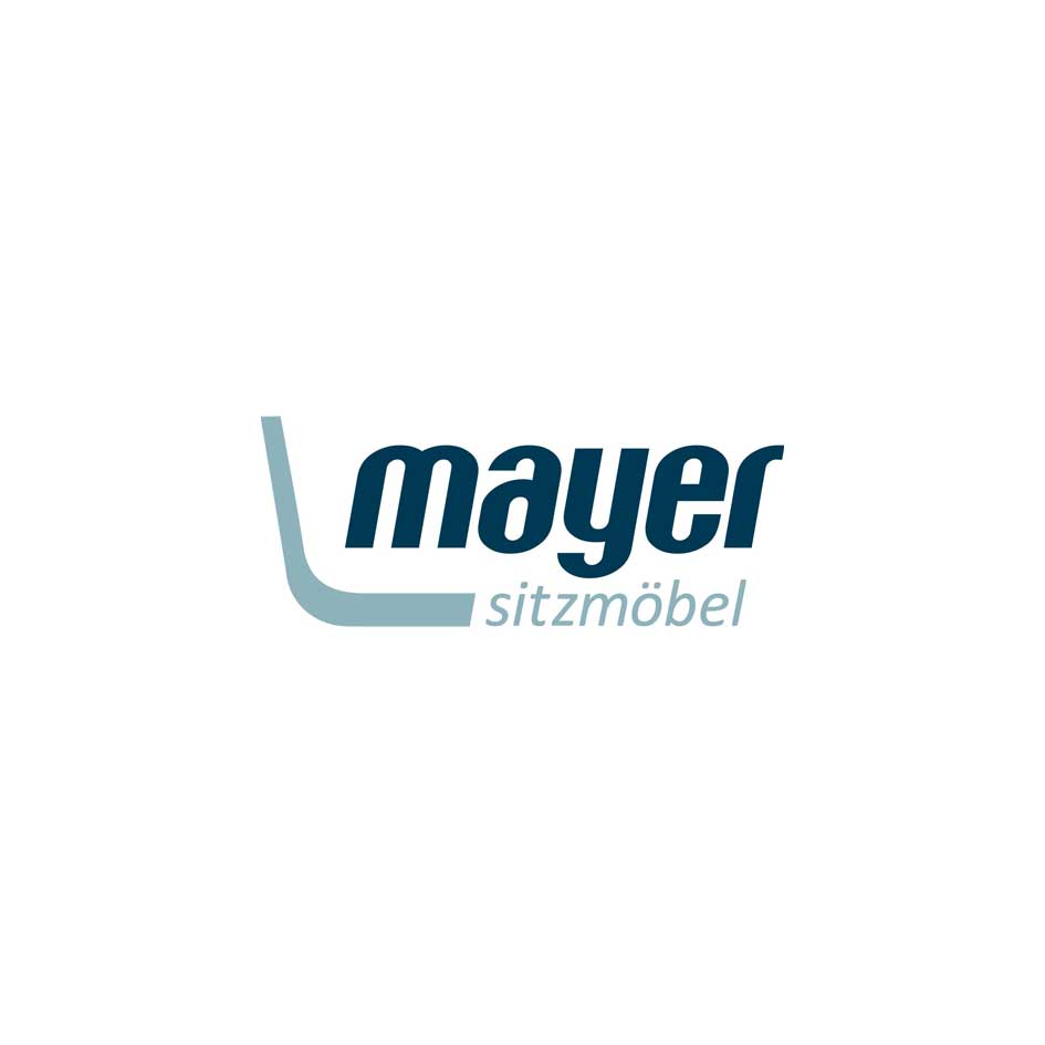 Markenlogo zentriert mayer Sitzmöbel