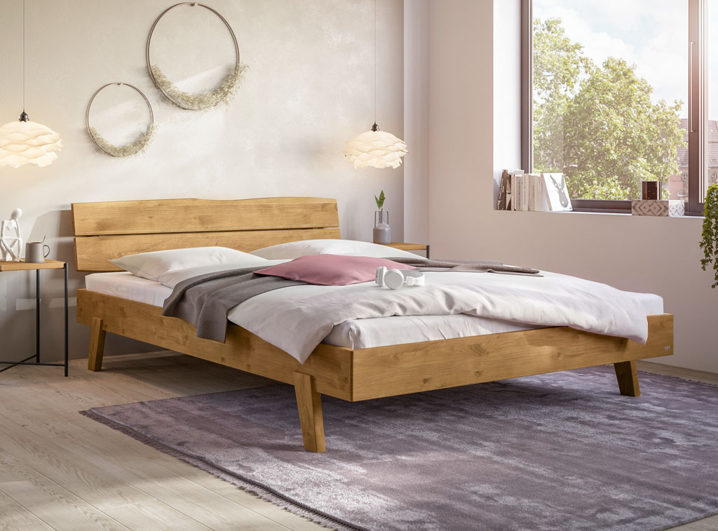 Hasena - Trento Bett Silvana | Rahmen Trento 16 | Kopfteil Turano | Füße Getano | konfigurierbar