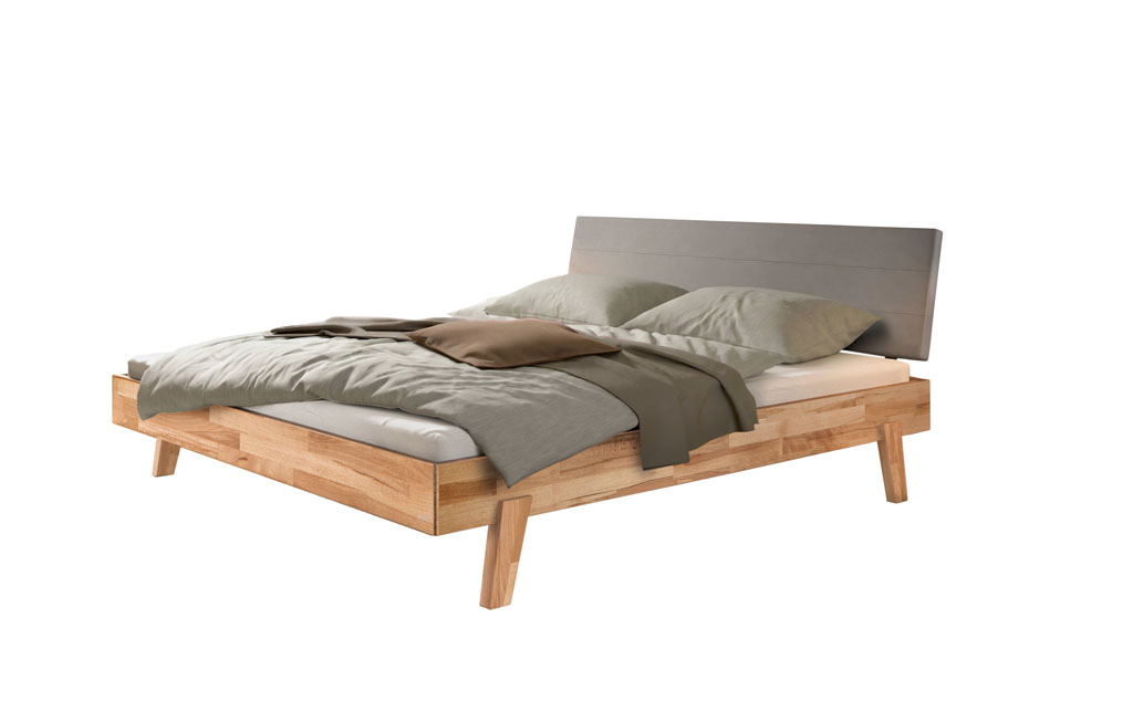 Hasena - Trento Bett Vasto | Rahmen Trento 16 | Kopfteil Limes | Füße Getano | konfigurierbar