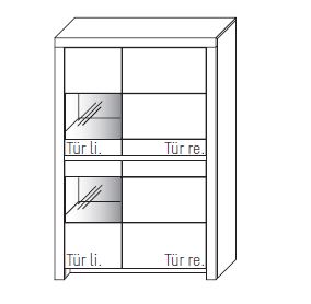 WM.SO.4123 Wöstmann. Soleo 3000 | Schrank | Type 4123/4124 | B: 112,3 cm