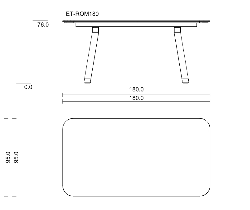 40058 | ET-ROM180: 1800 mm lang 
