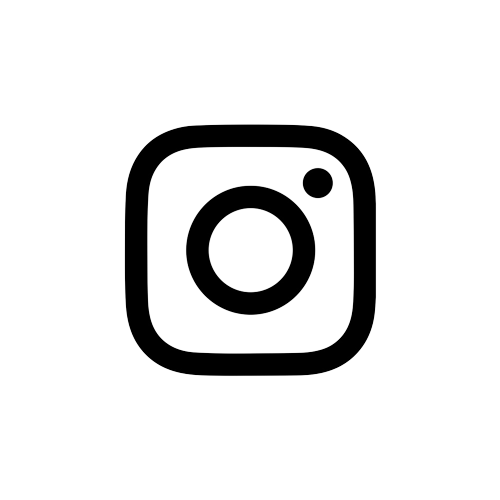 Instagram Logo schwarz und klein