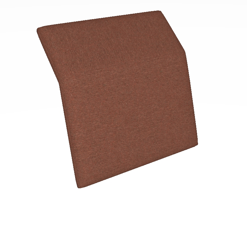 creation by Rolf Benz CR.499 - Rückenkissen-Matte verstellbar | 72 x 76 cm rotes Rückenkissen Stoff creation by Rolf Benz