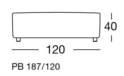 freistil 187 | Polsterbank | B: 120 cm