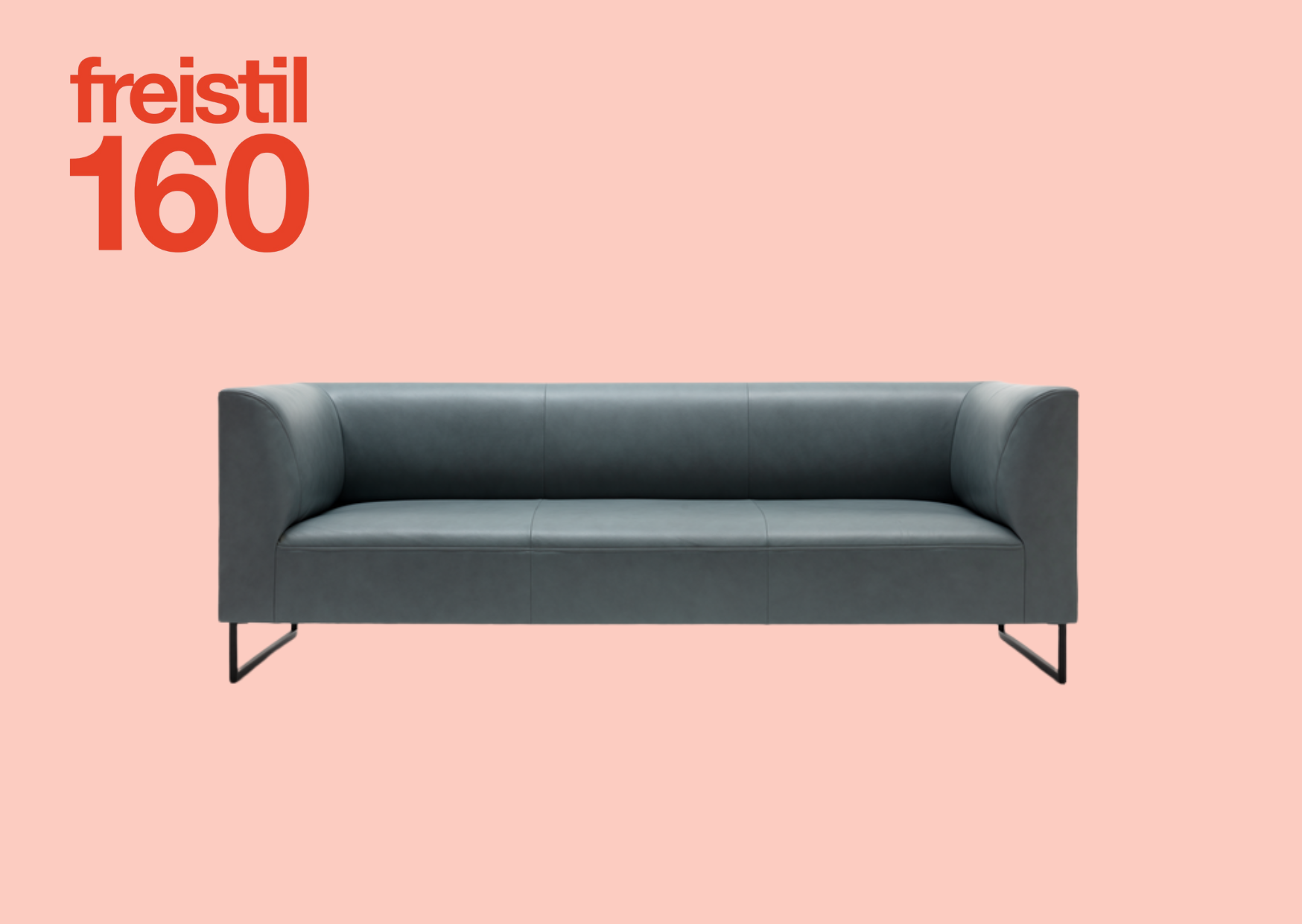 Ledercouch aus freistil kollektion 160