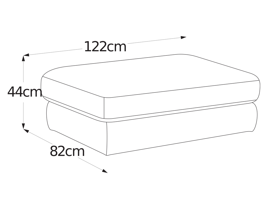 Gigahocker B: 122 cm