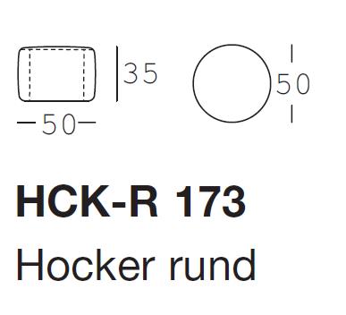 freistil 173 | Hocker rund | Teddy Edition | 6533 