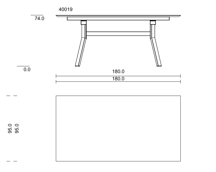 40019 | ET-TOK180: 1800 mm lang 