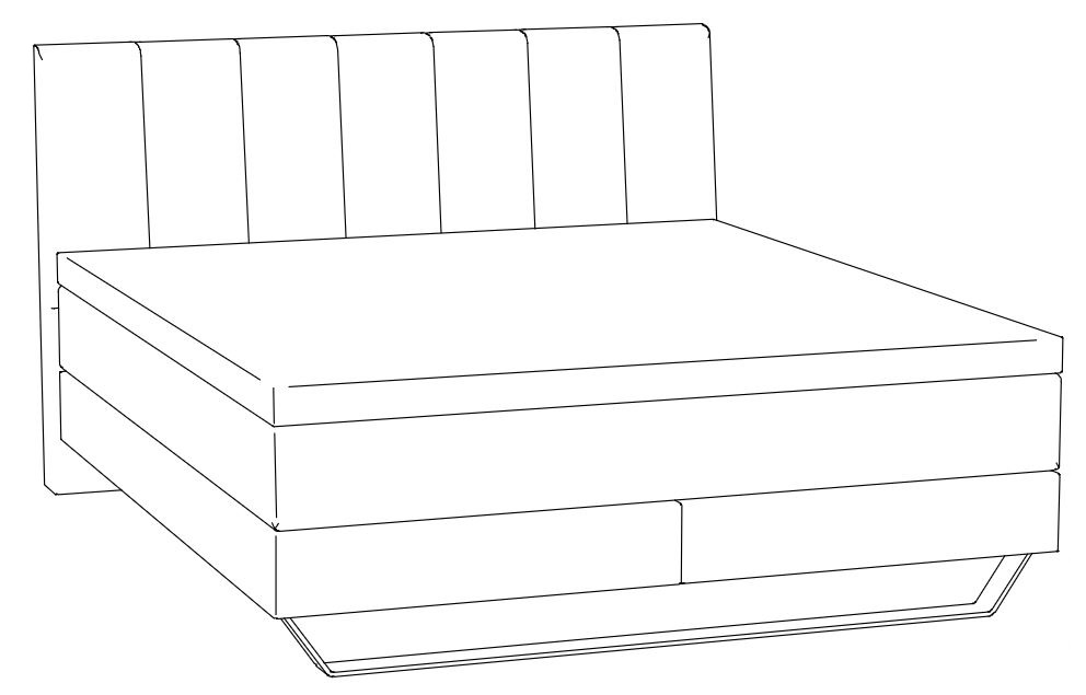 HA.BP.7347 Hasena -  Boxspring PRONTO Ambra | inkl. Matratze und Topper | versch. Größen & Farben konfigurierbar