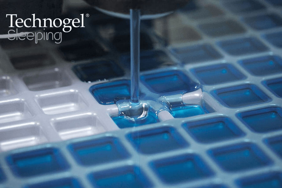 Technogel wird eingefüllt
