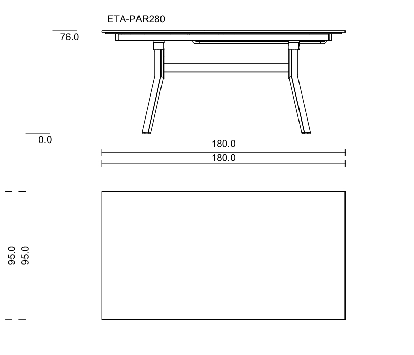 40074 | ETA-PAR280: 1800 - 2800 mm lang 
